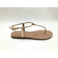 women sandal with T-BAR upper